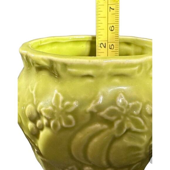 Vintage Lenox Ceramic Handcrafted Lidded Trinket Jar Green Japan 4” - Picture 13 of 14